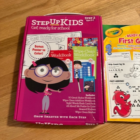Educational Workbook Set 1st Grade Crayola Beginnjng Reading Step Up Kids NEW - Picture 3 of 6